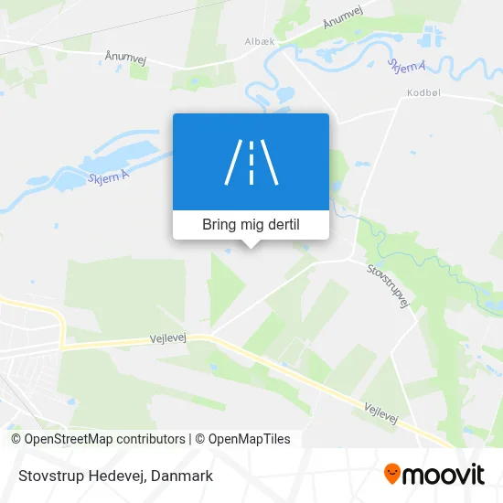 Stovstrup Hedevej kort