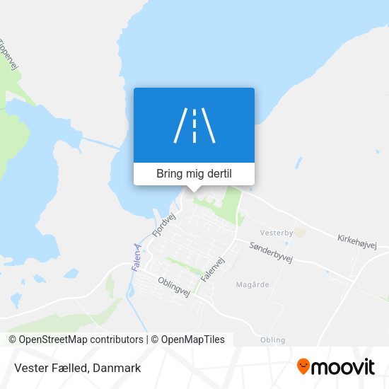 Vester Fælled kort