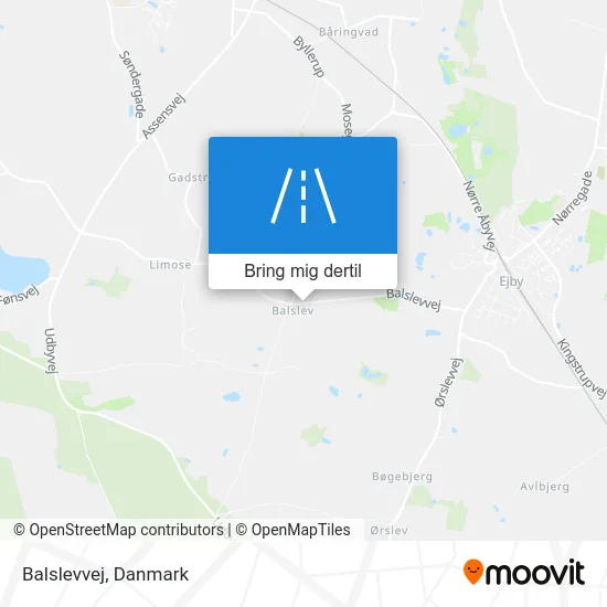 Balslevvej kort