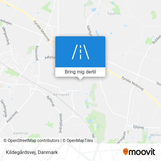 Kildegårdsvej kort