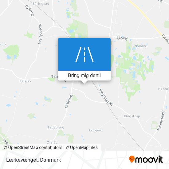 Lærkevænget kort