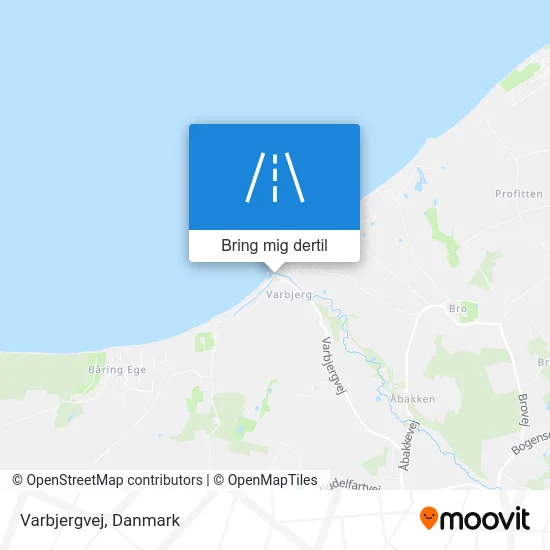 Varbjergvej kort