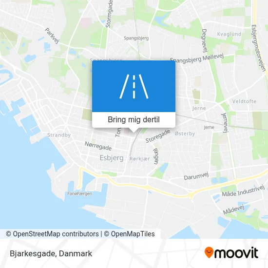 Bjarkesgade kort