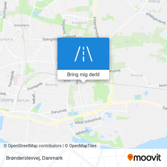 Brønderslevvej kort