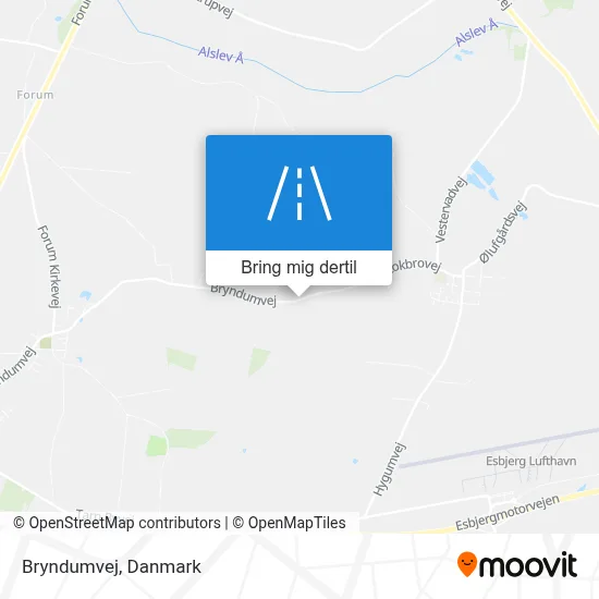 Bryndumvej kort