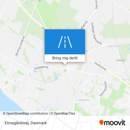 Elmegårdsvej kort
