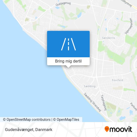 Gudenåvænget kort