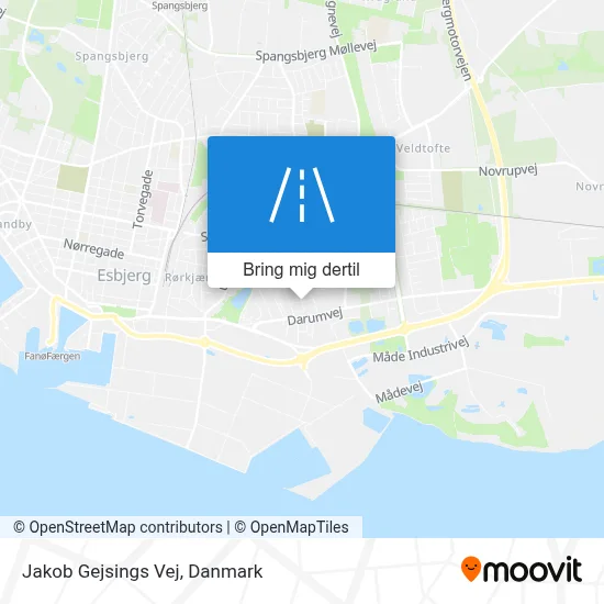 Jakob Gejsings Vej kort