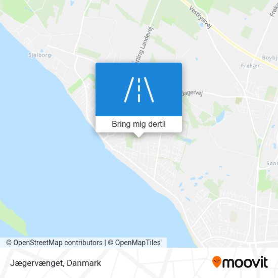 Jægervænget kort