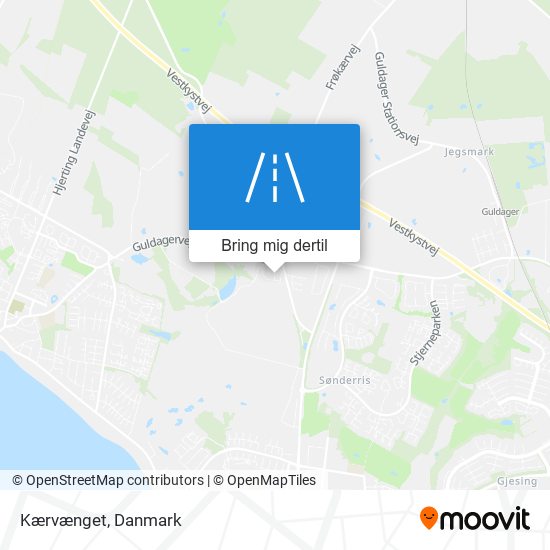 Kærvænget kort