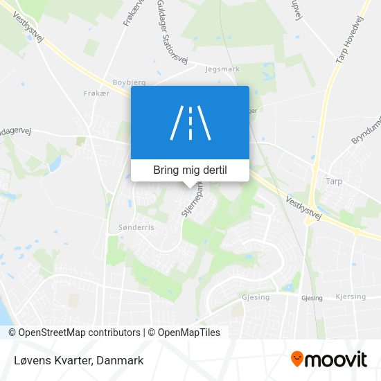 Løvens Kvarter kort