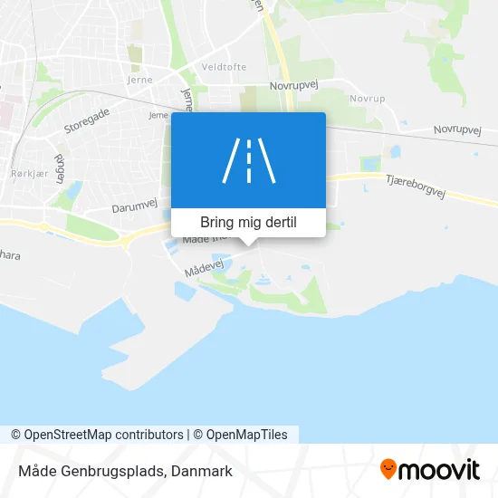 Måde Genbrugsplads kort