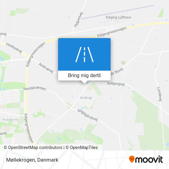 Møllekrogen kort