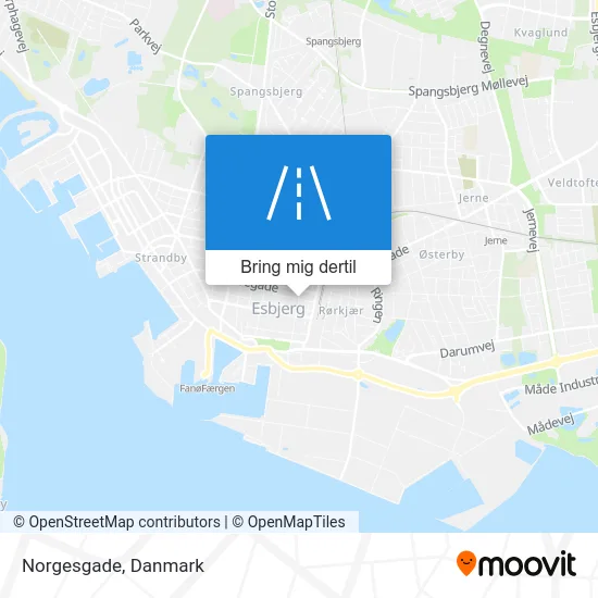 Norgesgade kort