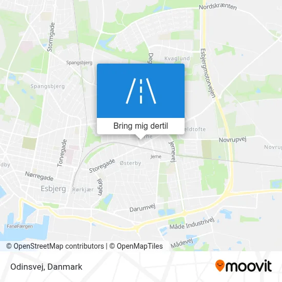 Odinsvej kort