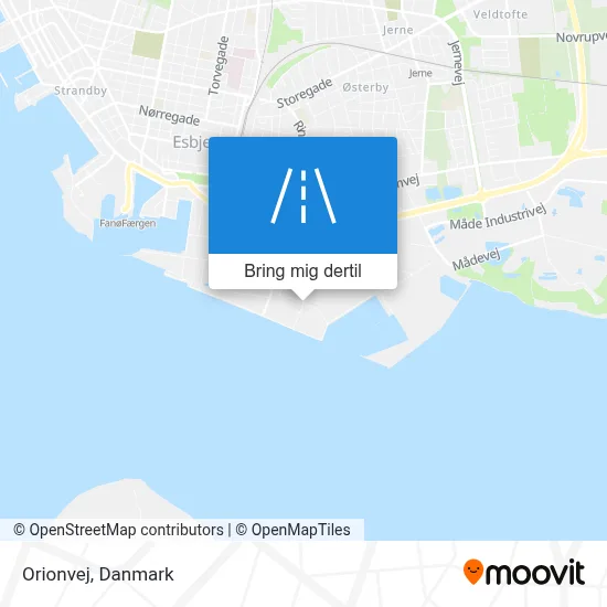 Orionvej kort