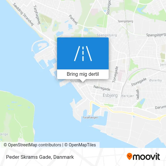 Peder Skrams Gade kort