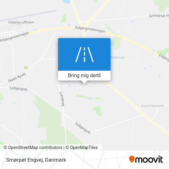 Smørpøt Engvej kort