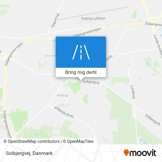 Solbjergvej kort
