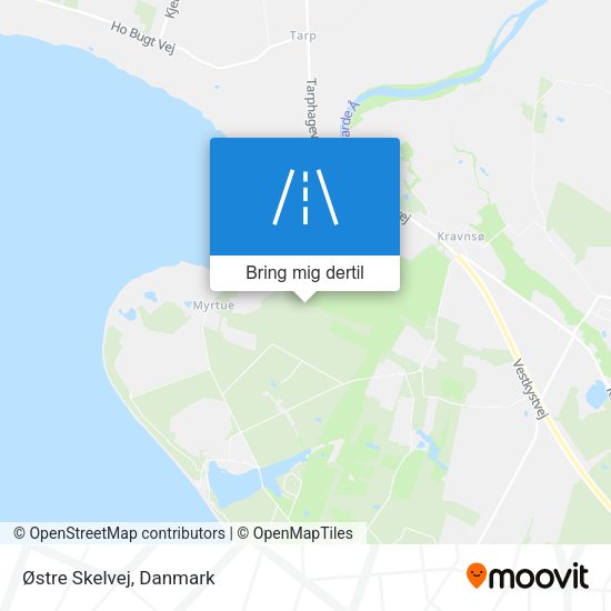 Østre Skelvej kort