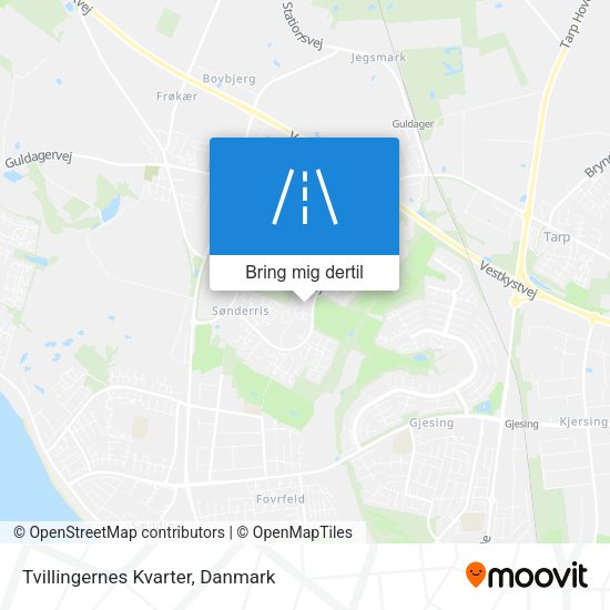 Tvillingernes Kvarter kort