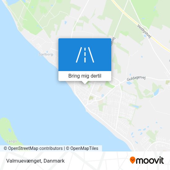 Valmuevænget kort