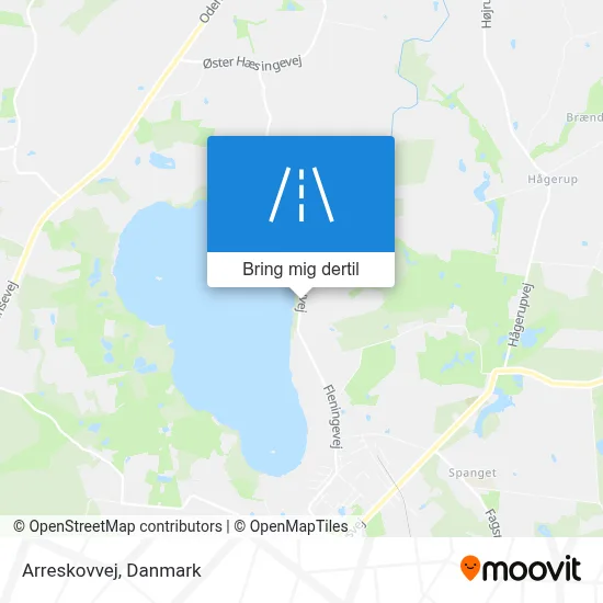 Arreskovvej kort