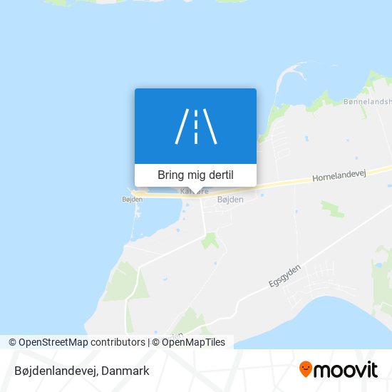 Bøjdenlandevej kort
