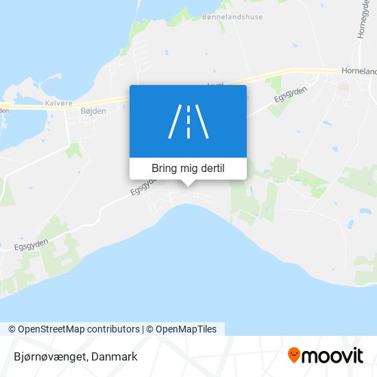 Bjørnøvænget kort