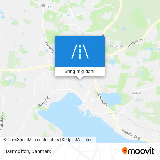 Damtoften kort
