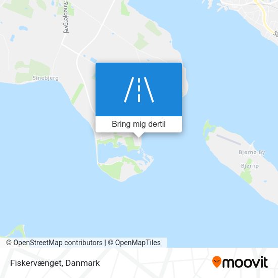 Fiskervænget kort