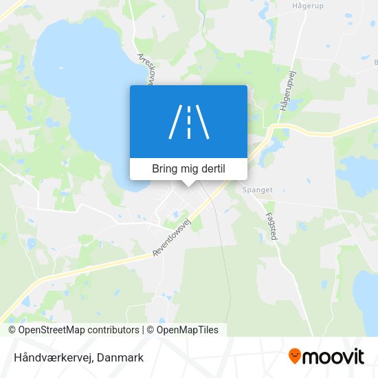 Håndværkervej kort