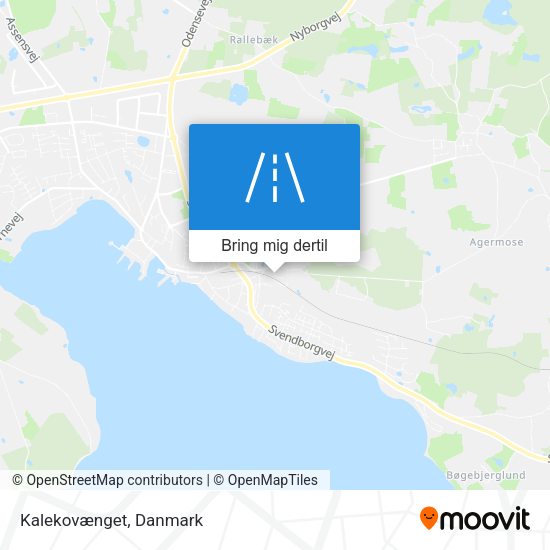 Kalekovænget kort