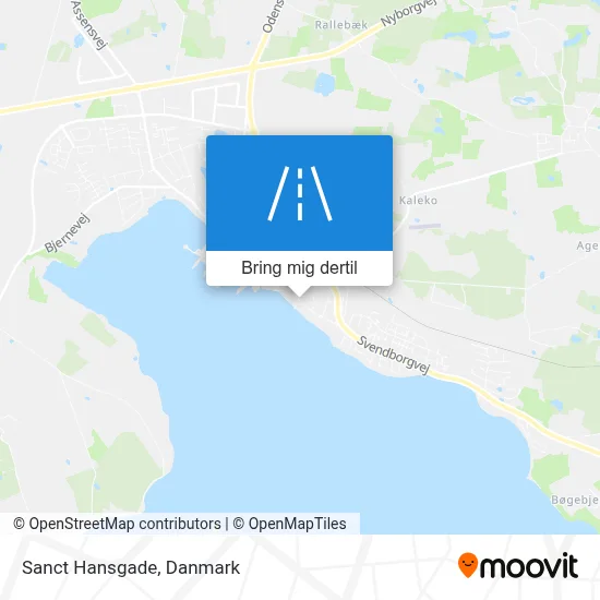 Sanct Hansgade kort