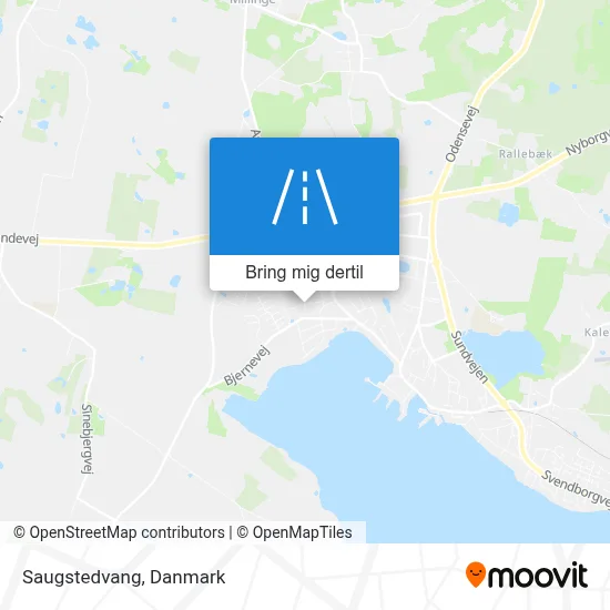 Saugstedvang kort