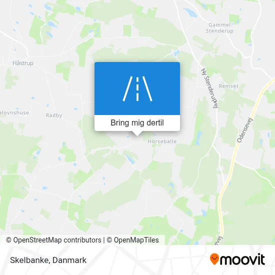 Skelbanke kort