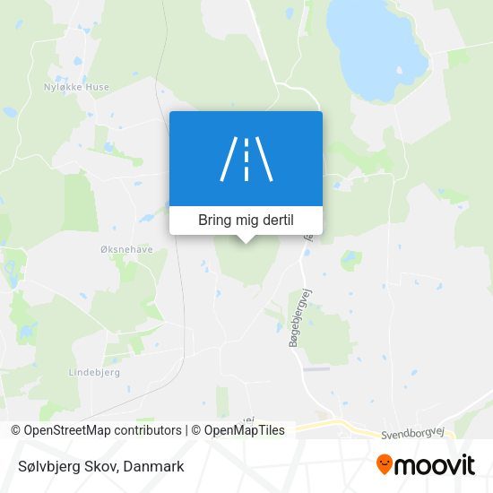 Sølvbjerg Skov kort