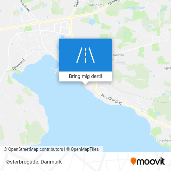 Østerbrogade kort