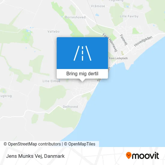Jens Munks Vej kort