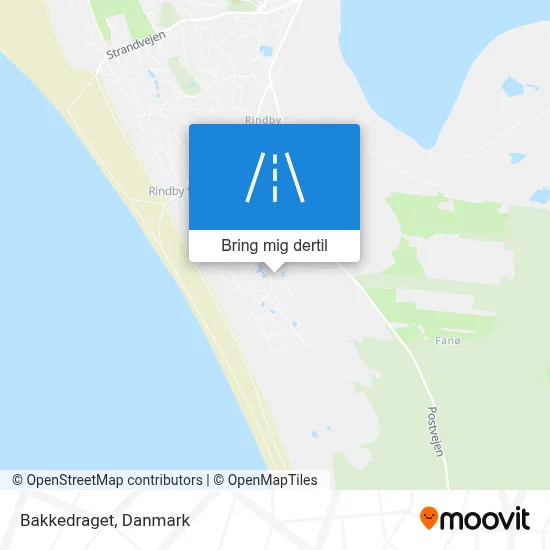 Bakkedraget kort