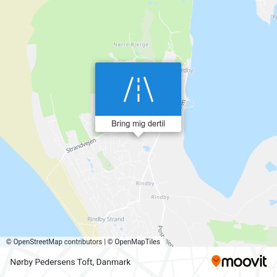 Nørby Pedersens Toft kort