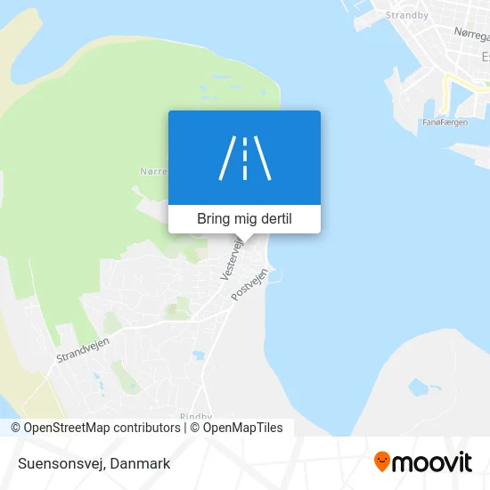 Suensonsvej kort