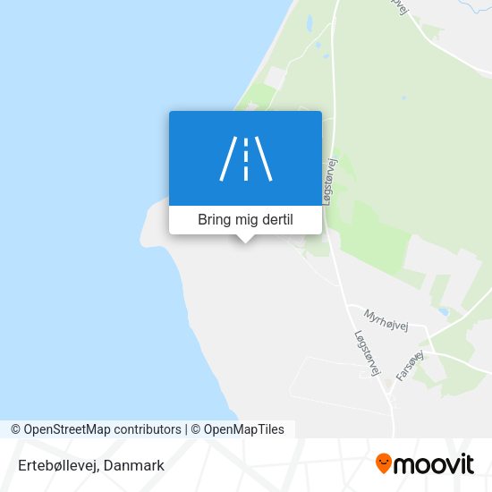 Ertebøllevej kort