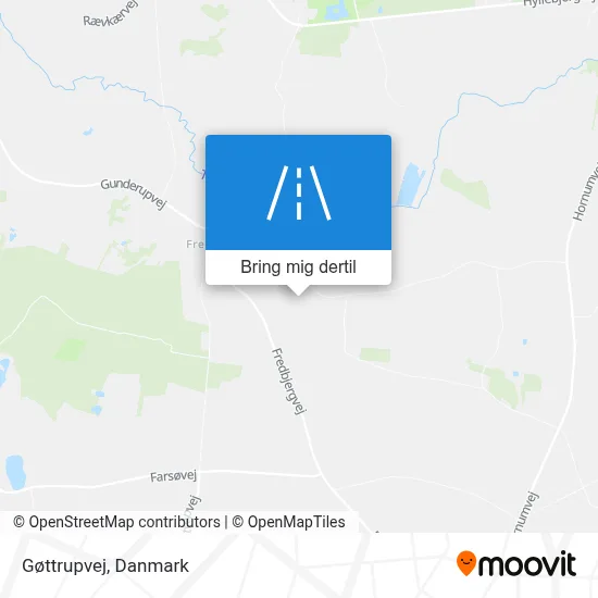 Gøttrupvej kort