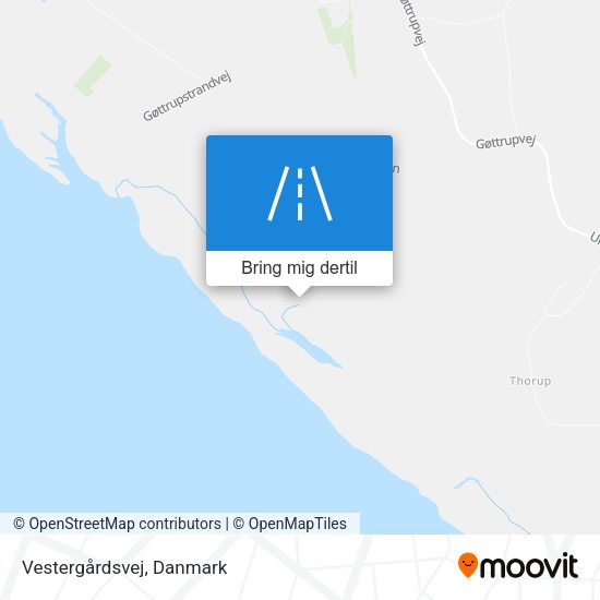 Vestergårdsvej kort