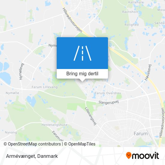 Armévænget kort