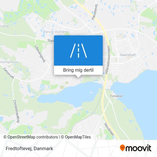 Fredtoftevej kort