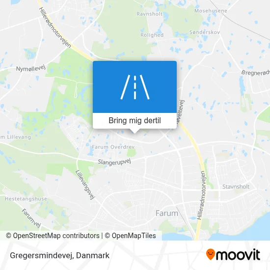 Gregersmindevej kort