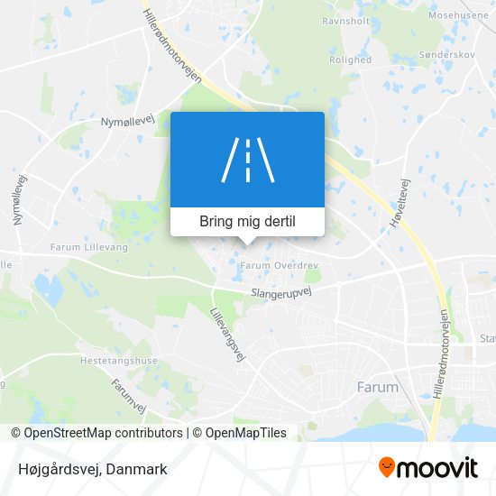 Højgårdsvej kort