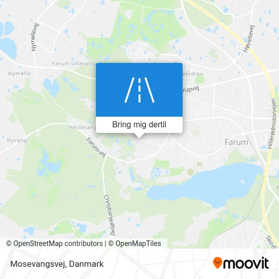 Mosevangsvej kort